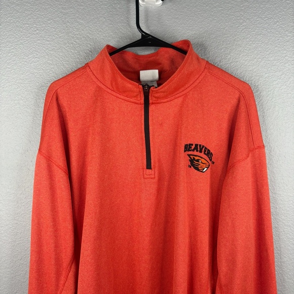 Oregon State Beavers Men's 1/4 Zip Sweater - Picture 2 of 12
